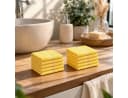 Betz Premium Seiftuch-Set 10-tlg. 30x30 cm 100% Baumwolle Gelb Bild 1