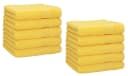 Betz Premium Seiftuch-Set 10-tlg. 30x30 cm 100% Baumwolle Gelb Bild 2