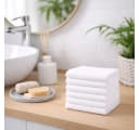 Betz Premium Seiftuch-Set 10-tlg. 30x30 cm Weiß Baumwolle Bild 1