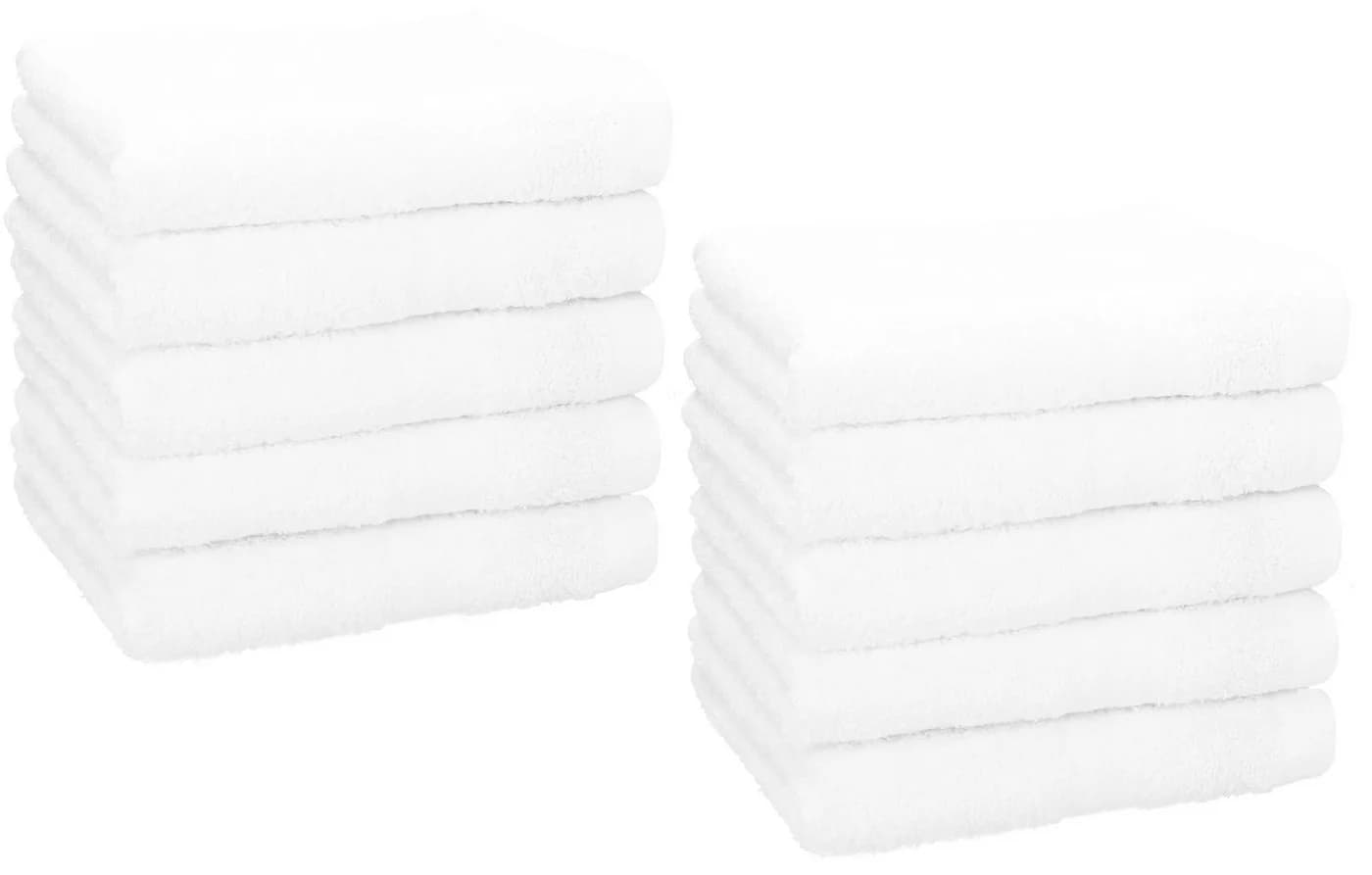 Betz Premium Seiftuch-Set 10-tlg. 30x30 cm Weiß Baumwolle - Bild 2