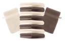 Betz Waschhandschuh 10 Stück Premium 16x21 cm Nussbraun und Beige Bild 2