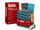 Betz Waschhandschuh 10 Stück Premium 16x21 cm Anthrazit und Türkis Bild 2