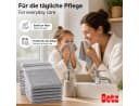 Betz PREMIUM Waschhandschuh-Set 10-tlg. 100% Baumwolle Silber Bild 3