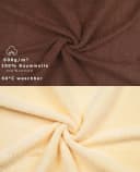 Betz Handtuch-Set 10-tlg. GOLD Beige/Nussbraun 100% Baumwolle Bild 4