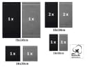 Betz Handtuch-Set Classic 10-tlg. Anthrazit/Schwarz 100% Baumwolle Bild 1