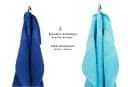 Betz Handtuch-Set 10-tlg. Premium 100% Baumwolle Royalblau & Türkis Bild 4