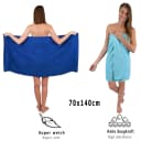 Betz Handtuch-Set 10-tlg. Premium 100% Baumwolle Royalblau & Türkis Bild 5