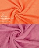 Betz Handtuch Set 10-tlg. Premium Orange und Altrosa 100% Baumwolle Bild 3