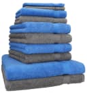 Betz Premium Handtuch-Set 10-teilig hellblau anthrazit Bild 2