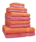 Betz Handtuch Set 10-tlg. CLASSIC Orange/Altrosa Baumwolle Bild 2