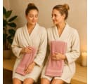 Betz Handtuch-Set 4-tlg. Premium 100% Baumwolle Rosa Bild 1