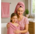 Betz Handtuch-Set 4-tlg. Premium 100% Baumwolle Rosa Bild 5