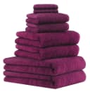 Betz Handtuch Set 8-Tlg Deluxe 100% Baumwolle Pflaume Bild 2
