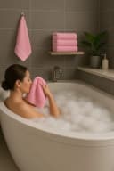 Betz Handtuch-Set PALERMO 6-tlg. Rosa 100% Baumwolle Bild 3