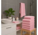Betz Handtuch-Set PALERMO 6-tlg. Rosa 100% Baumwolle Bild 5