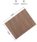 Betz Badvorleger Deluxe 50x70 cm Mokka 100% Baumwolle Bild 1