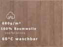 Betz Badvorleger Deluxe 50x70 cm Mokka 100% Baumwolle Bild 4