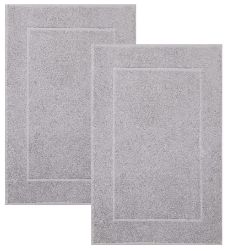 Betz Badematte 2 Stück Premium 100% Baumwolle Silber - Bild 2