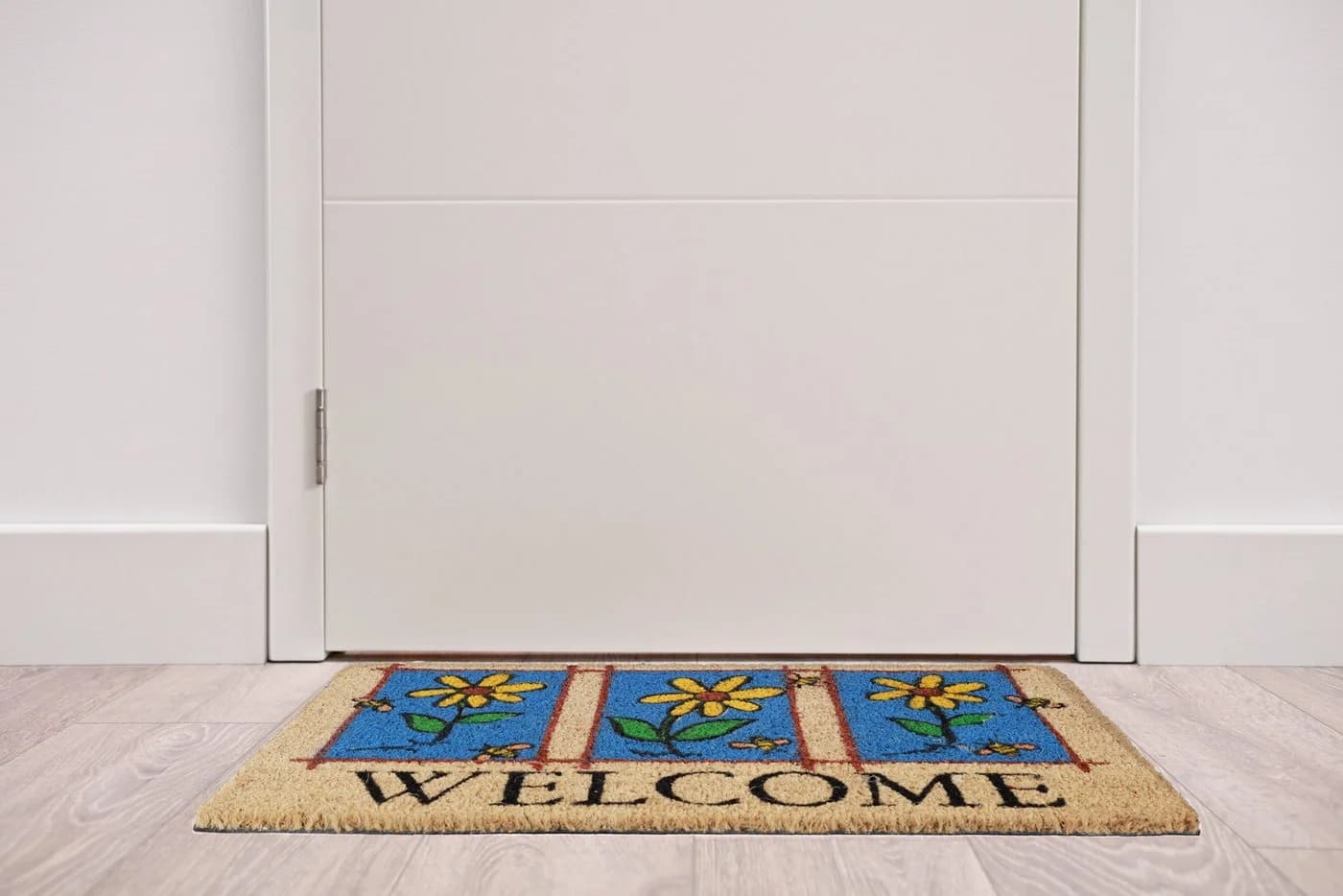 Betz Kokosmatte WELCOME mit Sonnenblumen 40x60cm