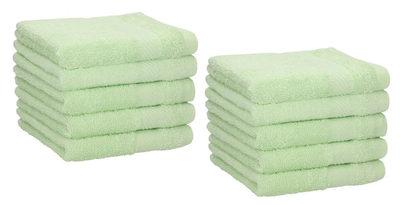Betz Seiftuch Set 10 Stück PALERMO Grün 30x30 cm - Bild 2