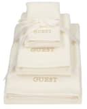Betz Handtuch Set 3-tlg. 100% Baumwolle Creme/Weiss Bild 2