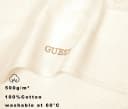 Betz Handtuch Set 3-tlg. 100% Baumwolle Creme/Weiss Bild 4