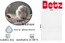 Betz Geschirrtuch 4er Set Weiß 100% Baumwolle Bild 3