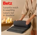 Betz Saunatuch XXL 80x200 cm Anthrazit 100% Baumwolle Frottier Bild 1