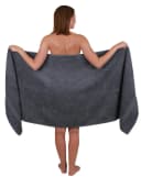 Betz Saunatuch XXL 80x200 cm Anthrazit 100% Baumwolle Frottier Bild 2