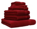 Betz Handtuch Set 6-TLG. Premium 100% Baumwolle Rubinrot Bild 2