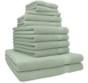 Betz Handtuch-Set Premium 12-tlg. 100% Baumwolle Grün Bild 2