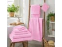 Betz Handtuch-Set Palermo 6-tlg. 100% Baumwolle Rosa Bild 1