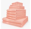 Betz Handtuch-Set Palermo 12-tlg. 100% Baumwolle Orange Bild 2