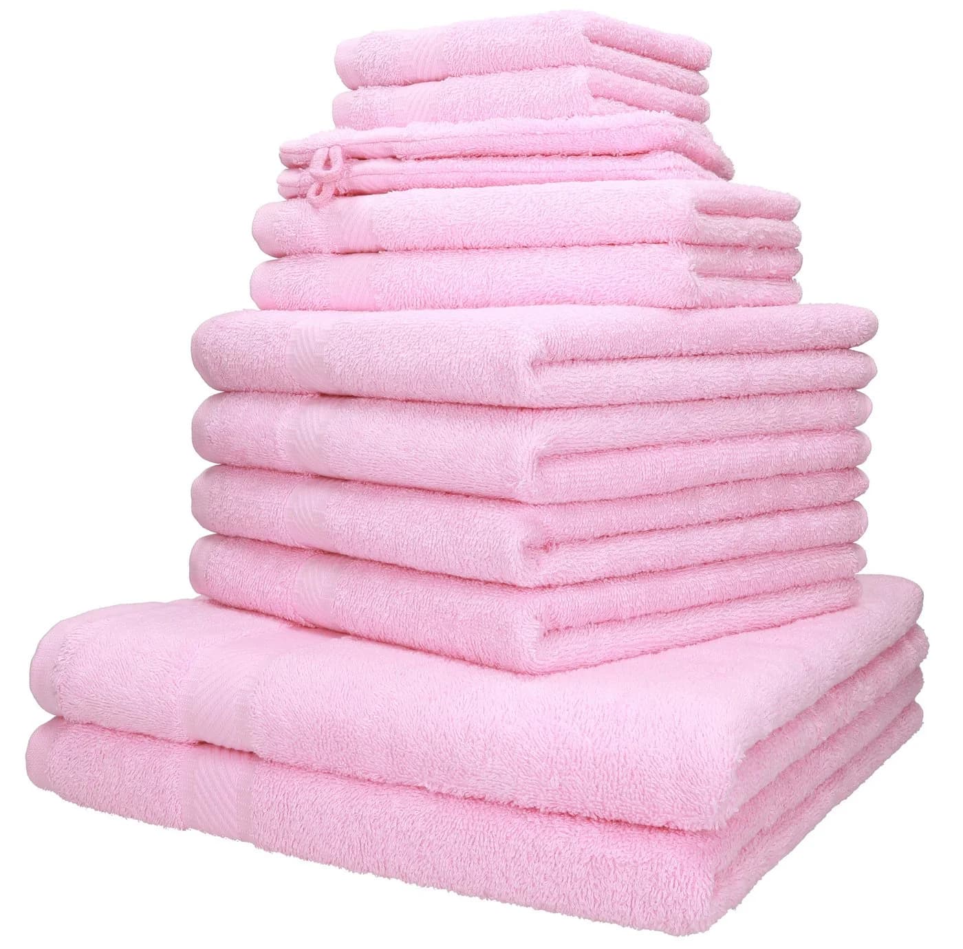 Betz Handtuch-Set Palermo 12-tlg. Rosa 100% Baumwolle - Bild 2