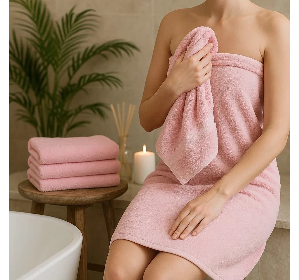 Betz Handtuch-Set Palermo 12-tlg. Rosa 100% Baumwolle - Bild 3