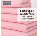Betz Handtuch-Set Palermo 12-tlg. Rosa 100% Baumwolle Bild 4