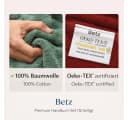 Betz Premium Handtuch-Set 12-tlg. 100% Baumwolle Rubinsteinrot/Tannengrün Bild 5