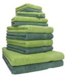 Betz Handtuch Set 12-tlg. Premium 100% Baumwolle Tannengrün/Avocadogrün Bild 2