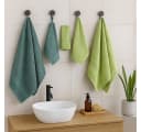 Betz Handtuch Set 12-tlg. Premium 100% Baumwolle Tannengrün/Avocadogrün Bild 5