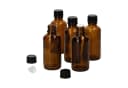 MamboCat Apothekerflaschen 5er Set 50ml Braunglas mit Tropf-Deckel Bild 2