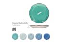 MamboCat Kaffeeservice 18tlg. Blue Curacao Steingut Blau/Grün Bild 5