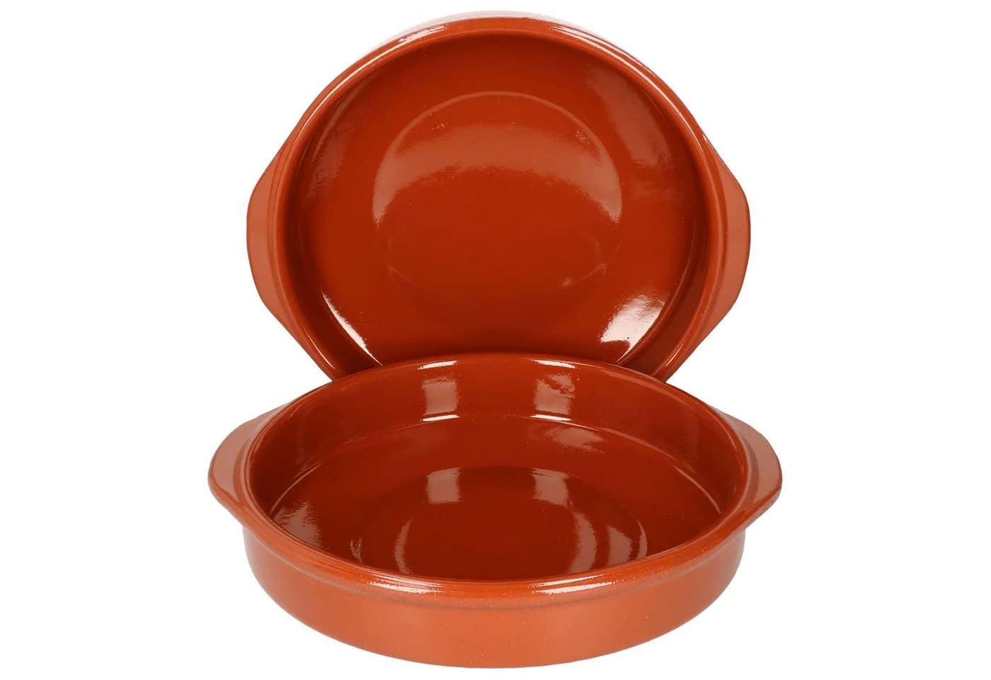 MamboCat Tapas-Schale 2er Set Cazuela Braun Ton mit Griffen - Bild 2
