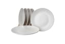 MamboCat Speiseteller 6er Set Weiß Steingut Bild 3