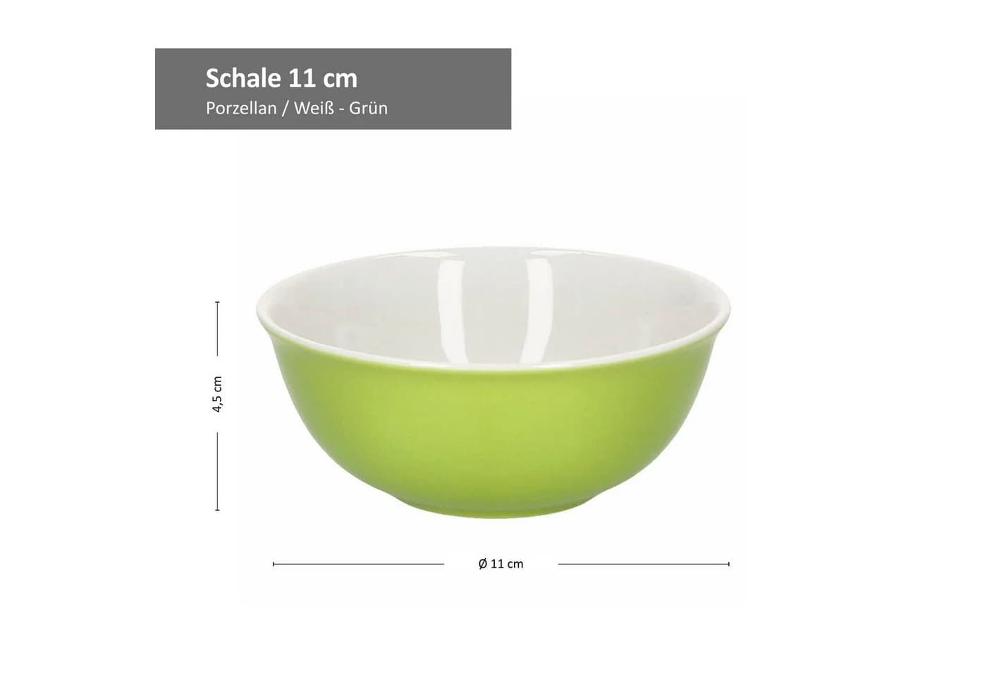 Ritzenhoff & Breker Servierschale 4er Set Grün Porzellan - Bild 4