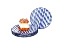 Ritzenhoff & Breker Frühstücksteller 4er Set Streifen Seaside Blau/Weiß Bild 2