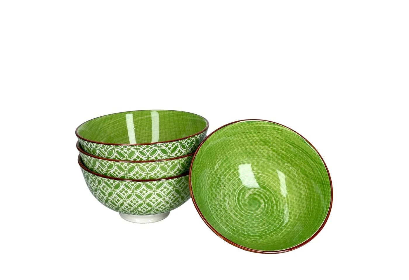 Ritzenhoff & Breker Servierschale 4er Set Lime Sao Grün Porzellan
