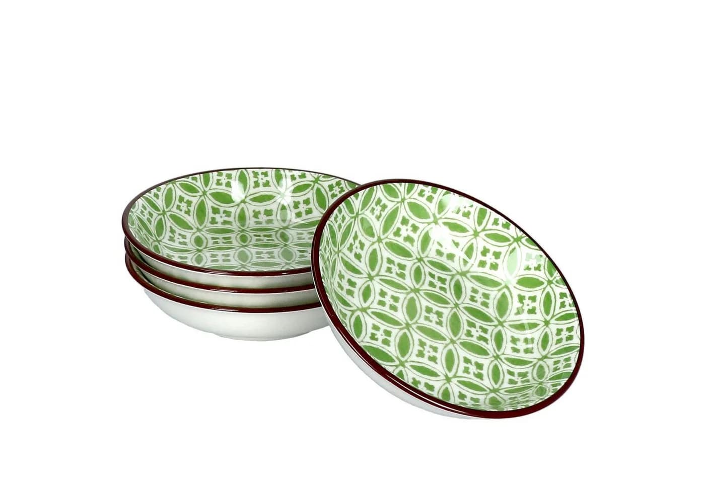 Ritzenhoff & Breker Servierschale 4er Set Lime Sao Grün Porzellan