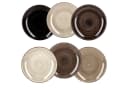MamboCat Frühstücksteller 6er Set Grey 19,5cm Steingut Bild 2