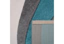 PACO HOME Teppich Diamond 760 Blau Türkis Modernes Wellen Muster Kurzflor Bild 4