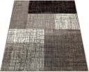 PACO HOME Teppich Mondial 105 Grau Modernes Karo Kurzflor Bild 1